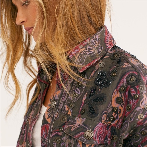 Free People Casino Royale Jacket Rare NWT - Picture 2 of 13